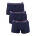 Tommy Hilfiger ανδρικά βαμβακερά boxers trunk 3pack (σκούρο μπλε),άνετη γραμμή,95%cotton 5%elastane 1U87903842 409